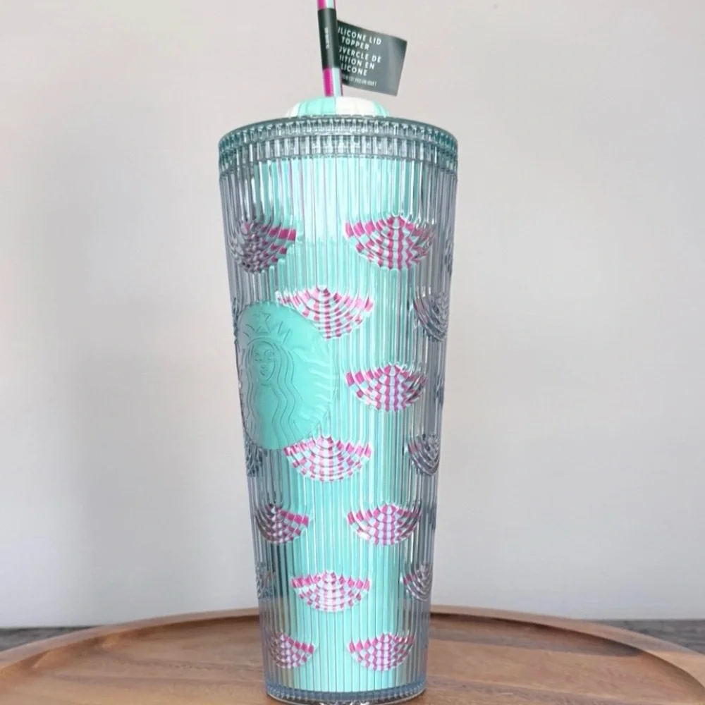Starbucks NWT 2025 Summer Siren Scale Venti Cold Cup Tumbler 24oz